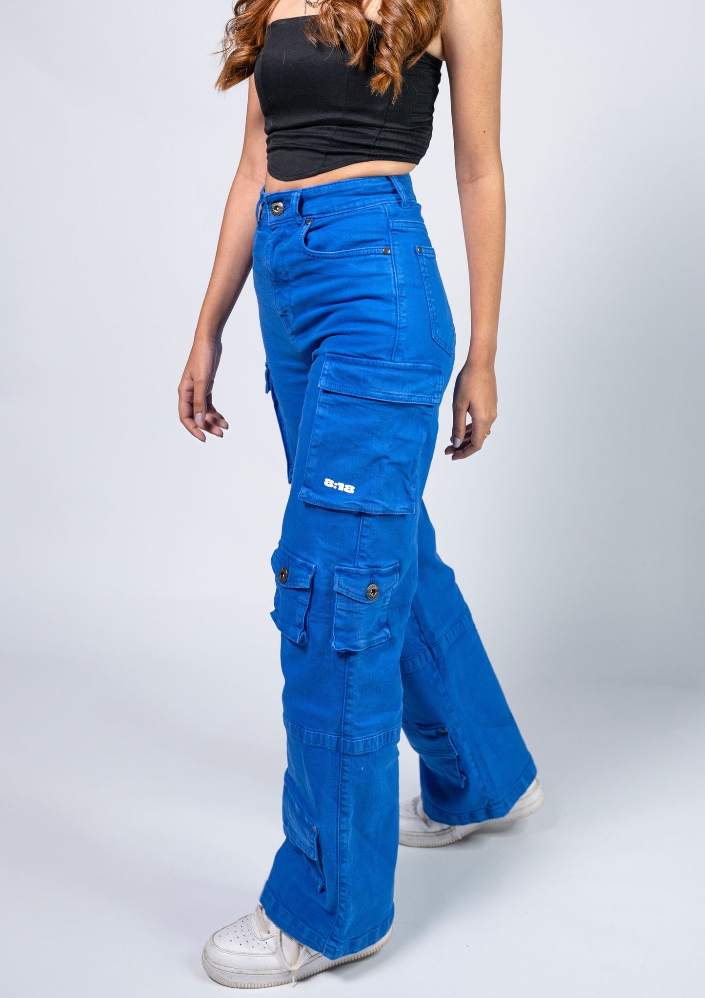 Electric Blue Cargo Pants