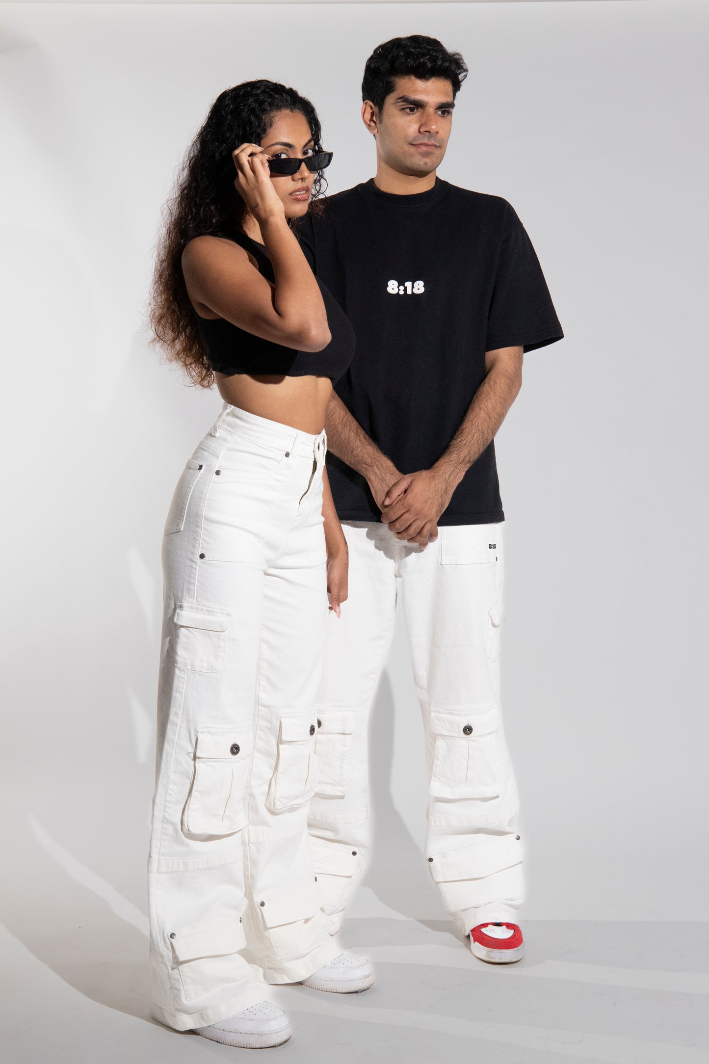 White Cargo Pants