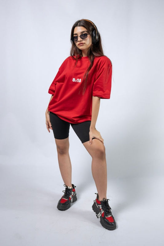 Red Oversized T-shirt