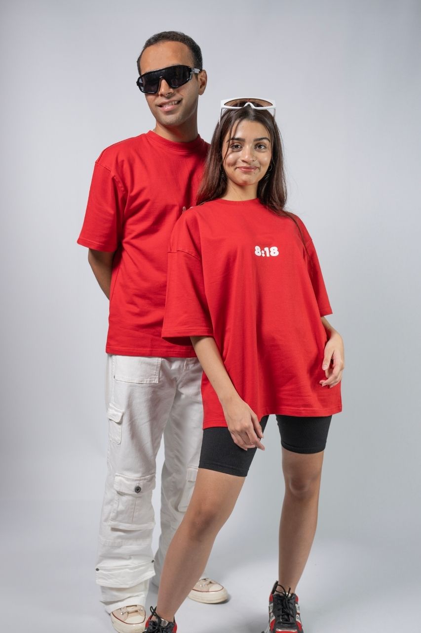 Red Oversized T-shirt