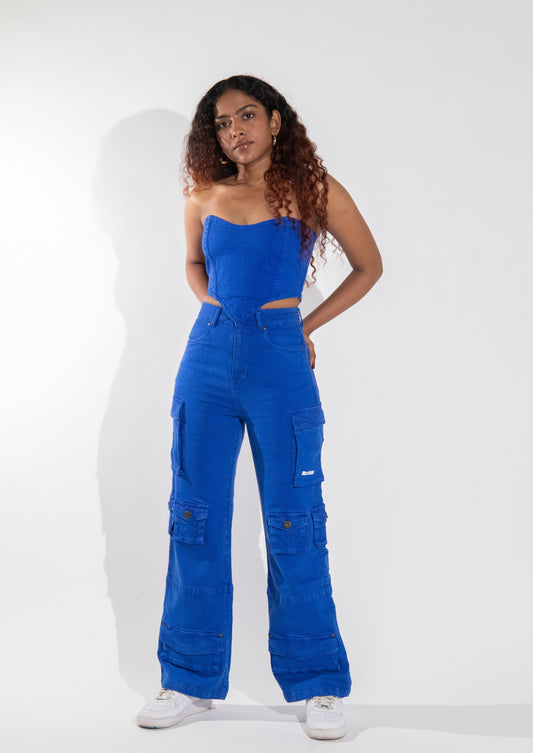 Blue Tube Top