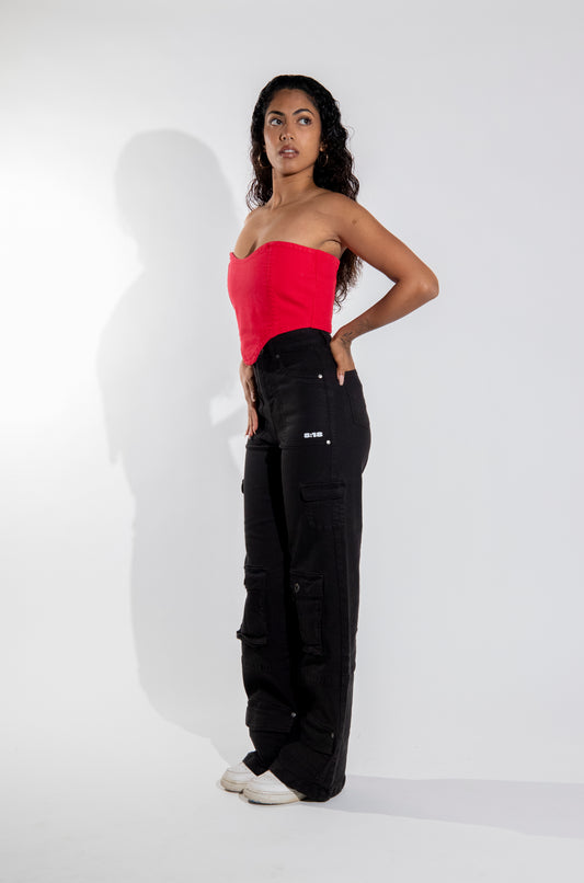 Black Cargo Pants