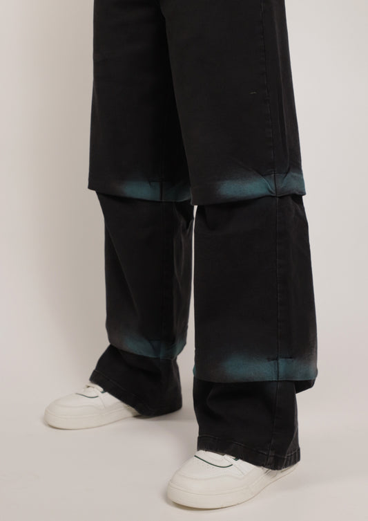 Pleated Jeans