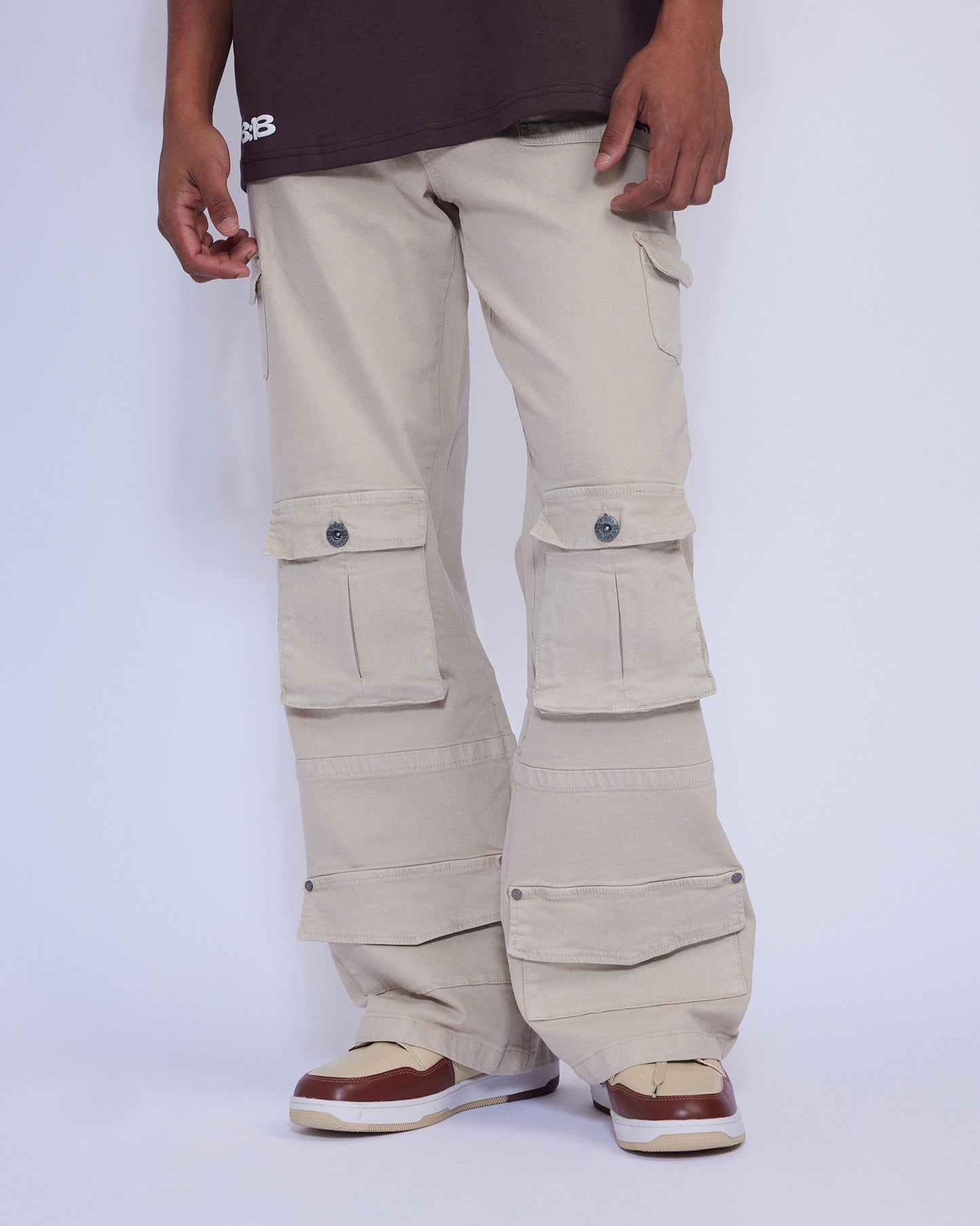 Beige Cargo pants