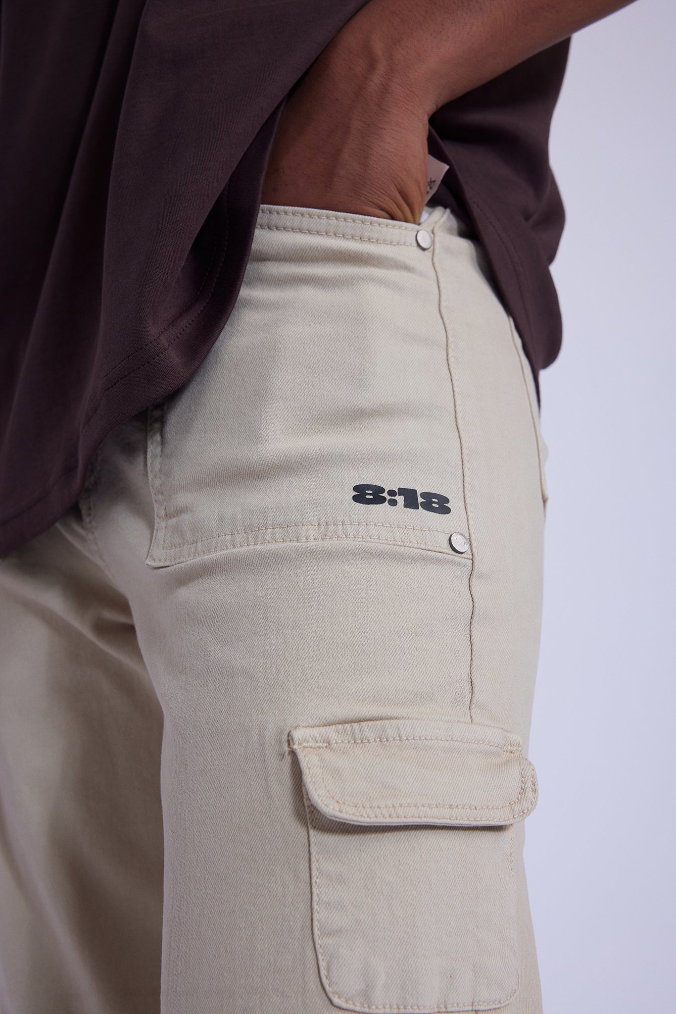 Beige Cargo pants